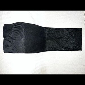 Tube Top Black Dress